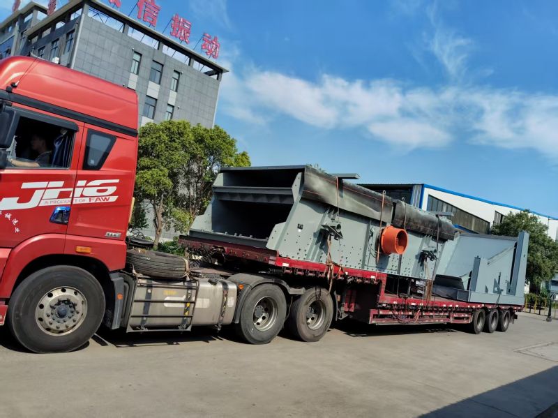 诚信振动大型圆振筛发货